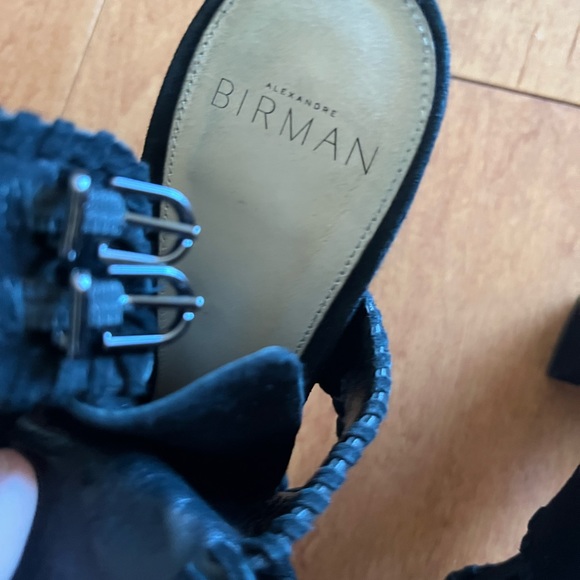 Alexandre Birman black suede open toe booties - Picture 11 of 15
